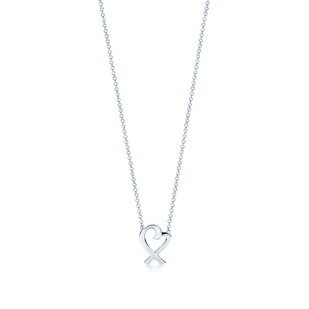Tiffany necklace with suede envelope